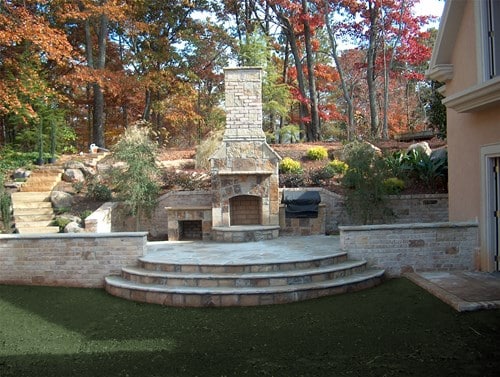 Atlanta Custom Fireplace Landscape