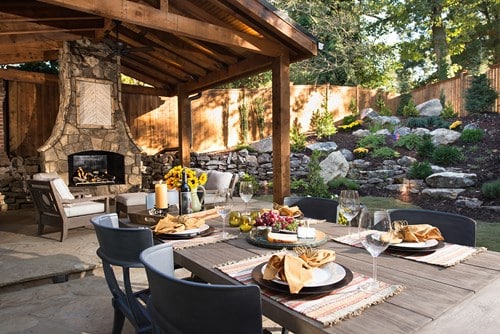 Outdoor kitchens and grills