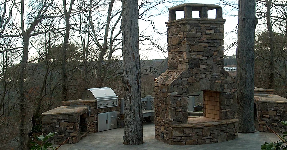Outdoor Fireplaces and Chimneys Masonry